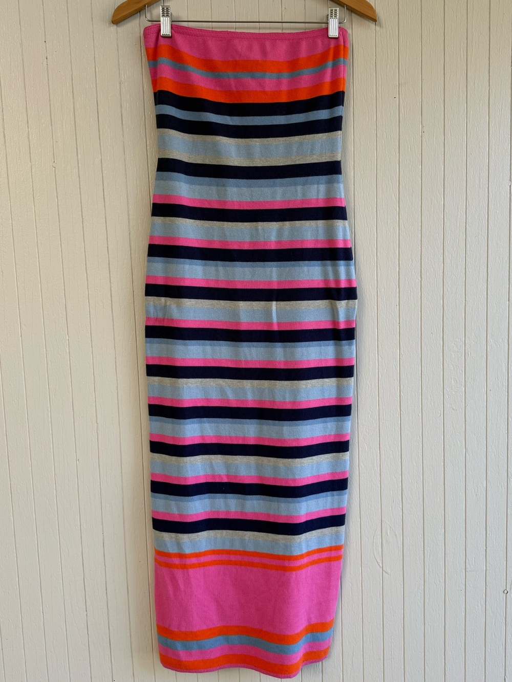 VICI - knit strapless tube dress
